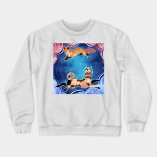 laelaps + teumessian fox Crewneck Sweatshirt